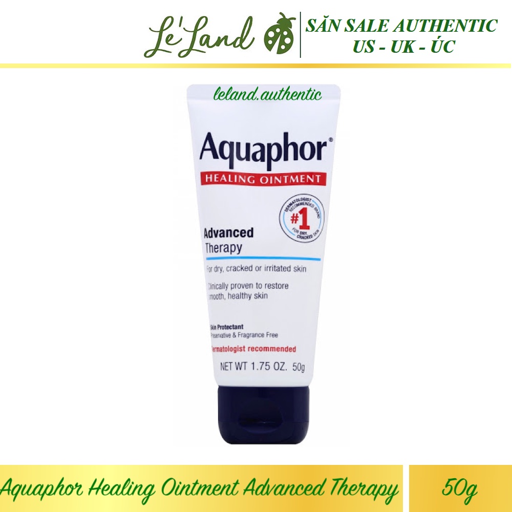 Bill US - Kem dưỡng Aquaphor Healing Ointment Advanced Therapy 50g