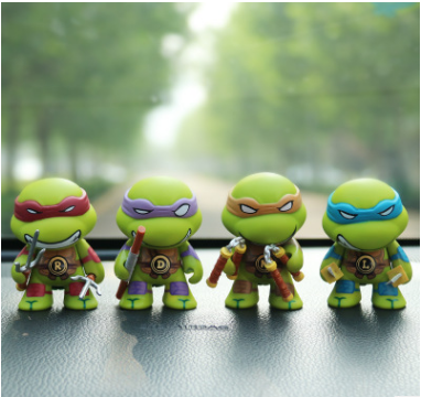 Mô Hình Búp Bê Ninja Rùa Hoạt Hình Trang Trí Nội Thất Xe Hơi