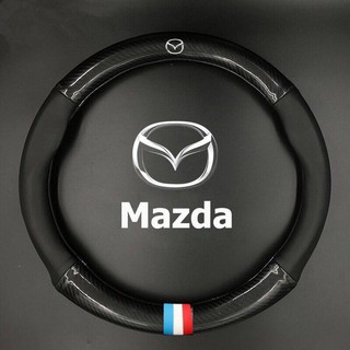Bọc vô lăng thể thao carbon logo MAZDA