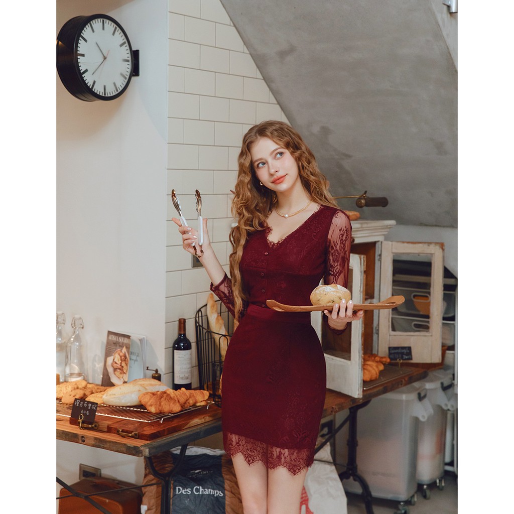 [Mã WABRLOW5 giảm 15% đơn 300K] Chân váy ren lông mi gợn sóng nữ Air Space 2040122010 | BigBuy360 - bigbuy360.vn