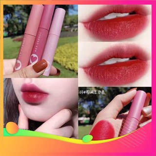 𝙎𝙚𝙩 𝙨𝙤𝙣 𝙃𝙀𝙍 𝙊𝙍𝘼𝙉𝙂𝙀 trái tim 3c x slim lip gloss kit hg1307