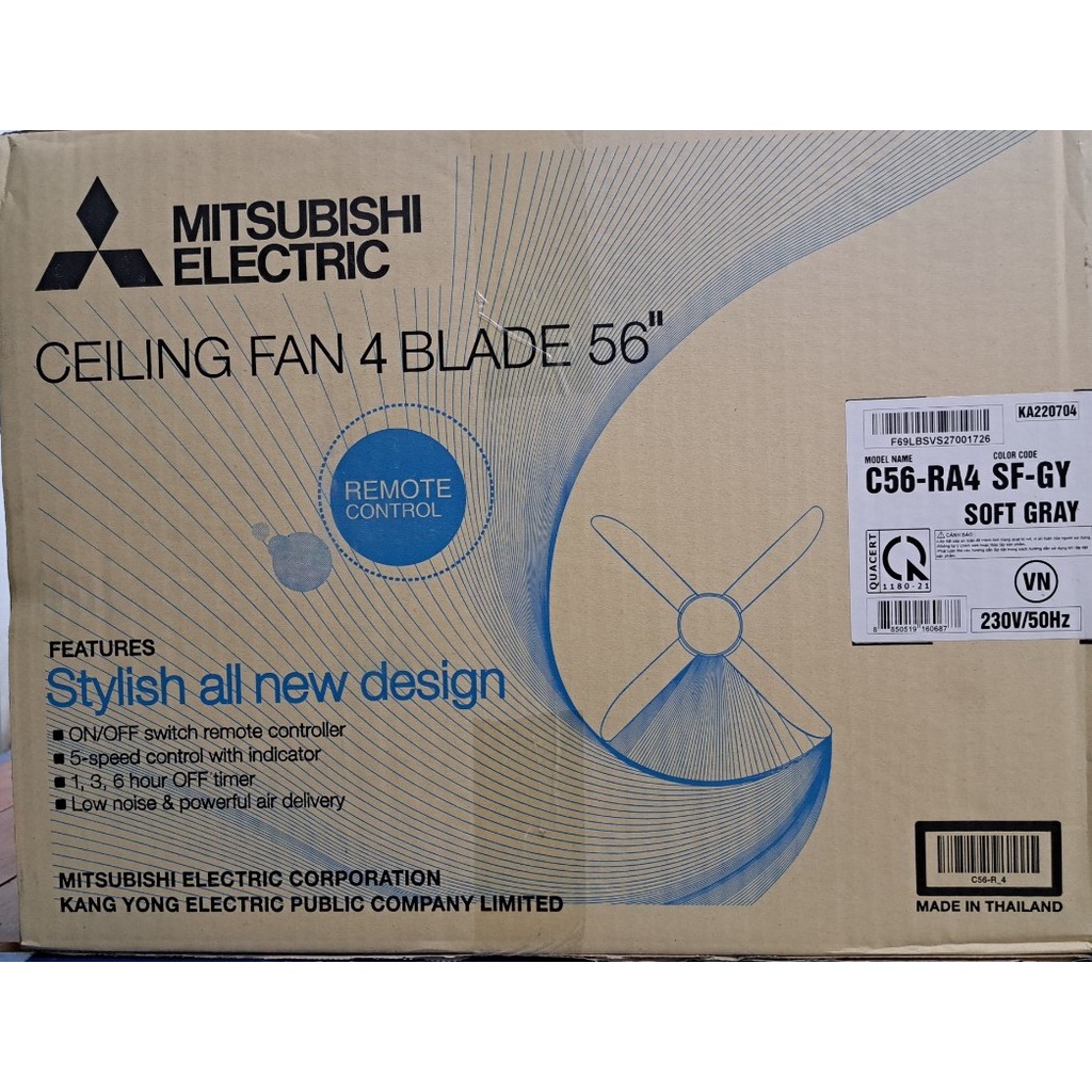 Quạt Trần Mitsubishi C56-RA4 CY-GY