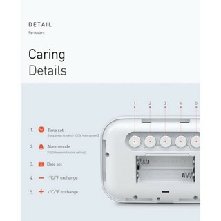 Đồng hồ báo thức thông minh Baseus Subai