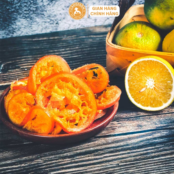 Cam sấy dẻo L'angfarm, 225g bịch mẫu kraft 1 mặt trong, 200g hũ Tobita