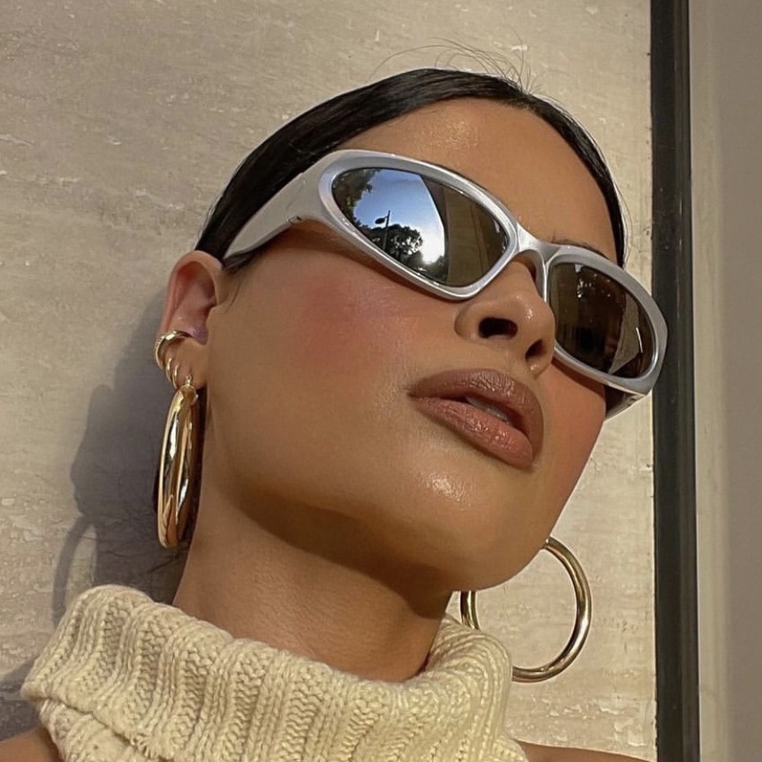 Kính Mát Nhiều Màu Sắc Phong Cách Steampunk Thời Trang