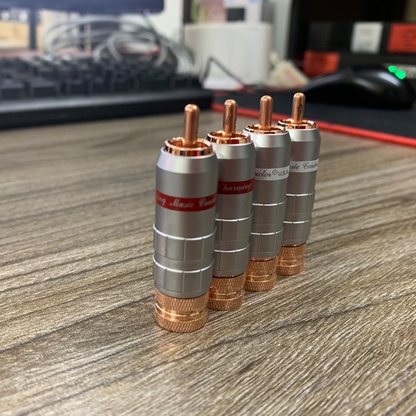 Jack AV/RCA Đài Loan  Đồng Đỏ Siêu Xịn Xò- Giá 1 Chiếc