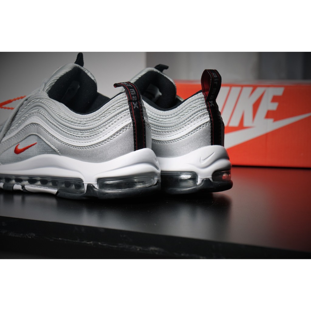 Giày Thể Thao AM 97 Màu Bạc - Sneakers NIKE SILVER Size Nam Nữ | BigBuy360 - bigbuy360.vn