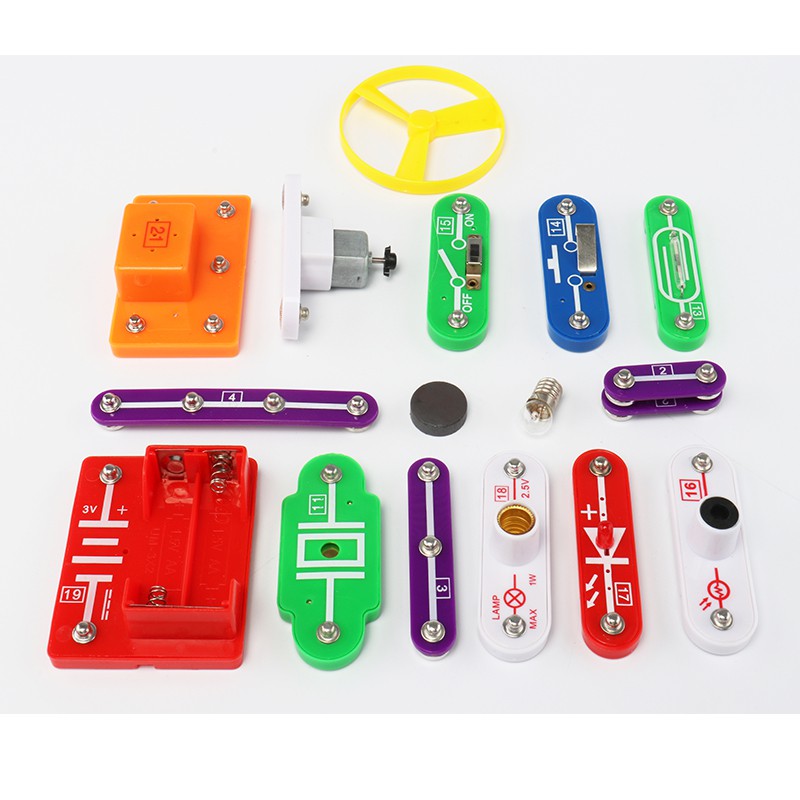 Đồ chơi giáo dục - Bộ lắp ráp mạch điện W58 cho bé trên 5 tuổi