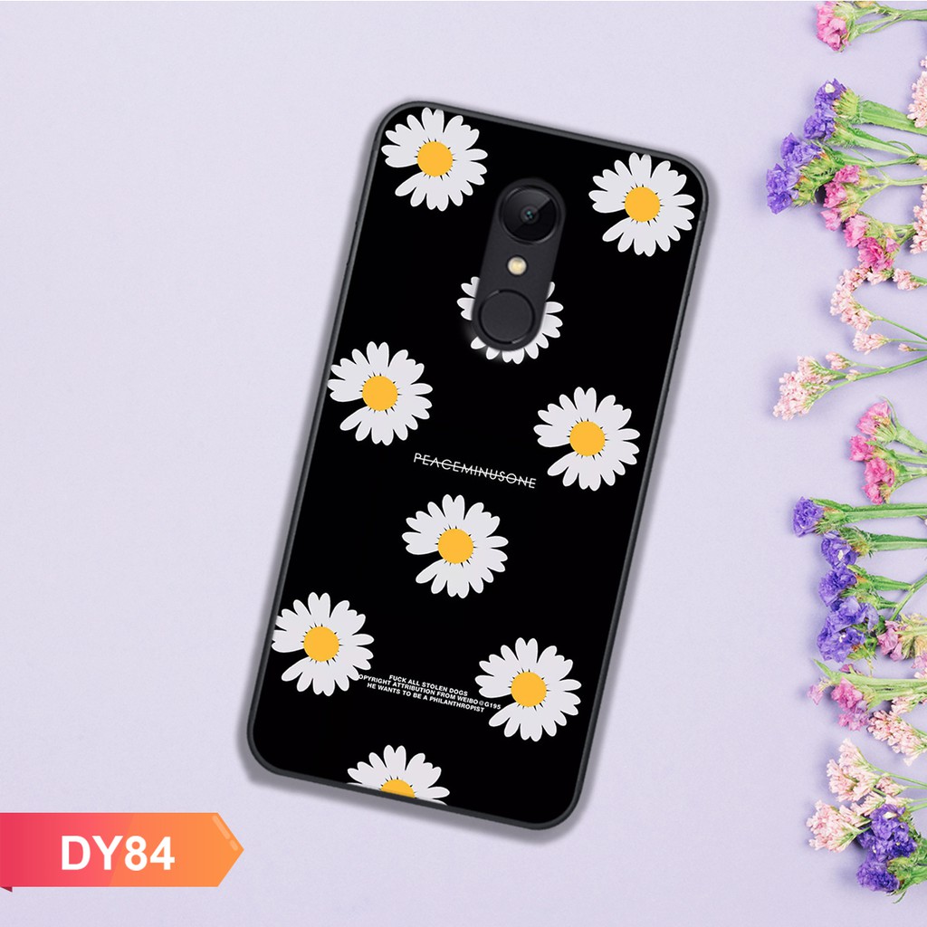 Ốp lưng điện thoại XIAOMI MI NOTE 4/4X - REDMI 5 PLUS in hình hoa cúc peaceminusone- Doremistorevn