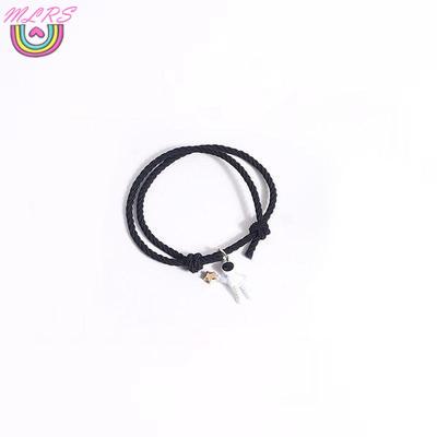 Một Cặp Vòng Tay/Vòng Tay Hình Phi Hành Gia/Phi Hành Gia Sáng Tạo Có Thể Điều Chỉnh Làm Quà Tặng Tình Bạn Cho Cặp Đôi Nam Nữ