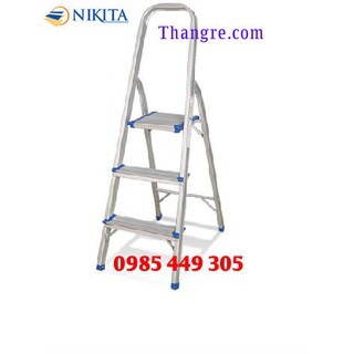 Thang nhôm tay vịn NIKITA dùng cho gia đình cao 0,6m
