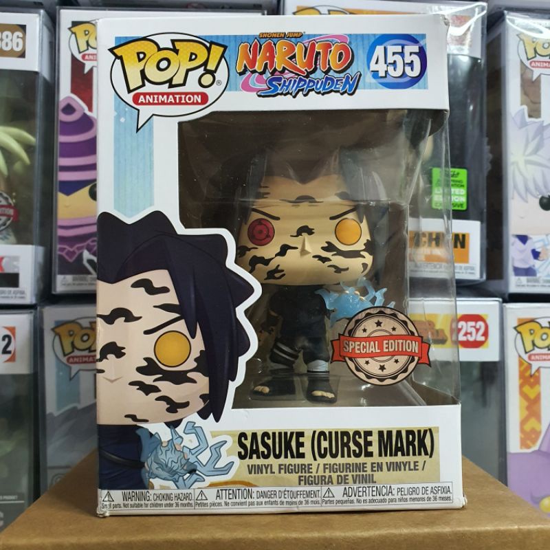 Đồ chơi mô hình funko pop 455 Sasuke (Curse Mark) - Naruto