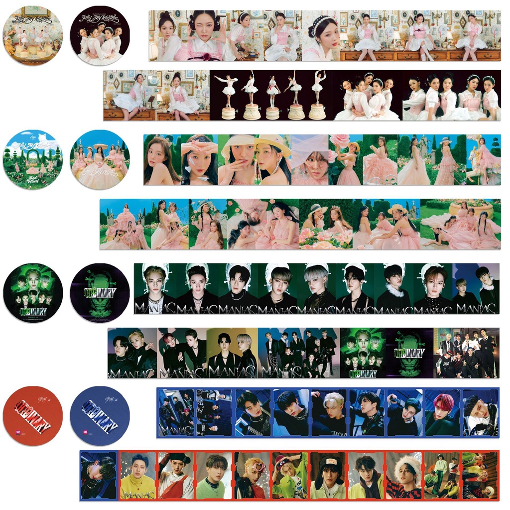 Stray Kids album  Sticker Re-vet The Festival 2022 Washi Tape Stickers