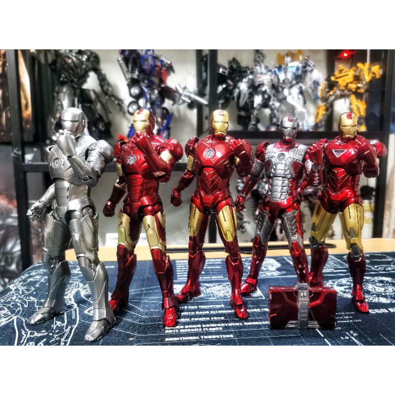 ZDTOYS Iron Man MK2, MK3, MK4, MK5, MK6 mô hình Marvel tỷ lệ 1:10 chính hãng NEW SEAL