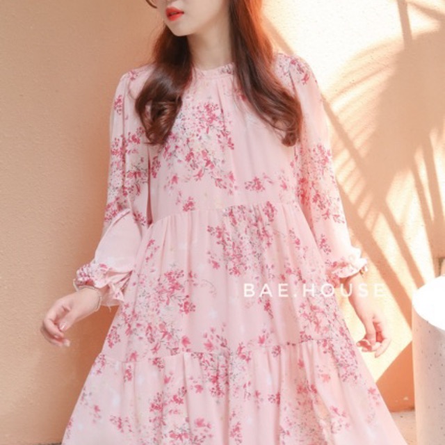 SWEET DRESS - Váy baby doll hoa nhí