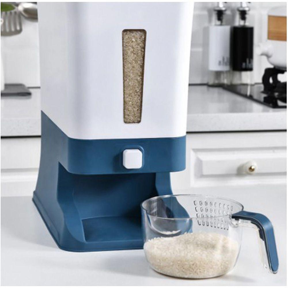 Hộp Đựng Gạo / Ngũ Cốc Bằng PP Có Nắp Đậy Tiện Dụng Cho Nhà Bếp