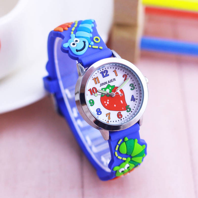 hồ đồng Phim hoạt hình dễ thương Trẻ em nhỏ Đồng hồ trẻ em nam và nữ Quartz không thấm nước điện tử phiên bản Hàn Qu | BigBuy360 - bigbuy360.vn