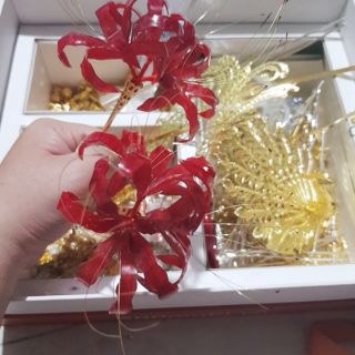 Trâm cài tóc hoa bỉ ngạn đỏ trâm hoa cổ trang,trang sức cổ phong