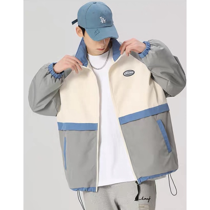 Áo Khoác Nam Nữ DTRAW Cổ Đúng Vải Dù 2 lớp Thiết Kế Phối Màu Chống Tia UV Cực Tốt  CADO FASHION