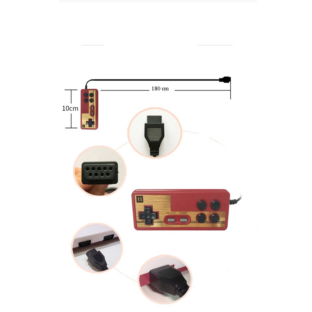 FREESHIP 99K TOÀN QUỐC_ 01Tay cầm cho máy điện tử 4 nút loại 9 pin Rs37 D99