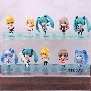 Set 5 mô hình nhân vật Hatsune Miku Kagamine Rin Len Meiko Luka
