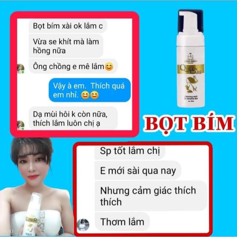 BỌT RỬA PHỤ KHOA QUEEN CARE HƯƠNG NHUNG