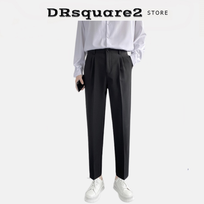 Quần baggy ống rộng vải lụa tuyết nhung không nhăn,Quần âu cao cấp phong các Hàn Quốc