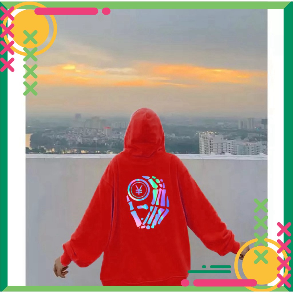 Áo Khoác Nỉ Hoodie Phản Quang Bàn Tay Dirty Coins PQ05KN