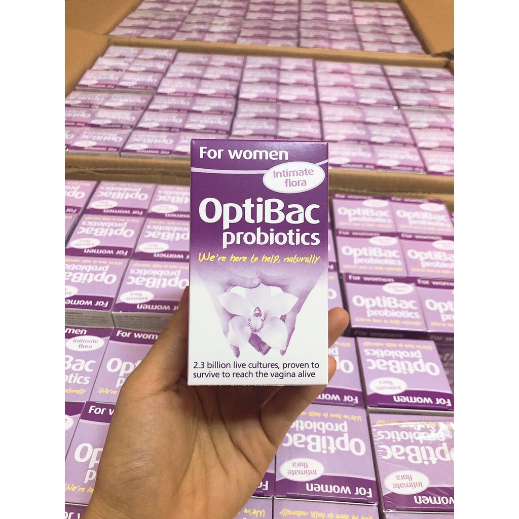 Optibac tím loại 30 viên và 90 viên