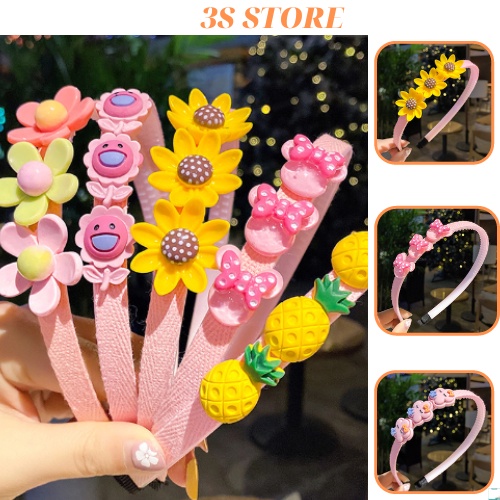 Băng đô cho bé gái bờm tóc trẻ em xinh xắn dễ thương B01