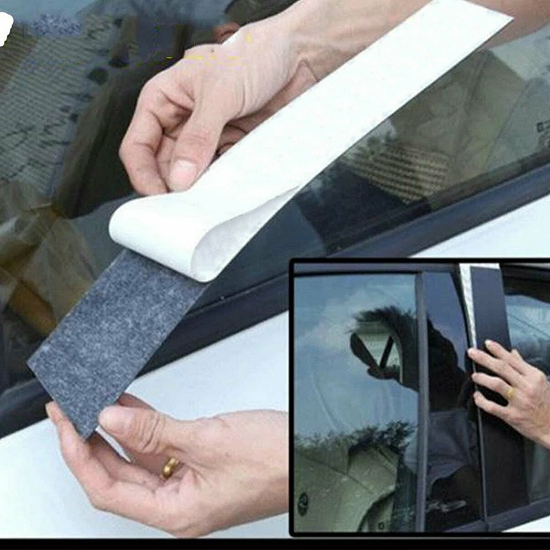 Bộ 6 Miếng Dán Màu Đen Bóng Dùng Trang Trí Cửa Sổ Xe Hơi Honda Civic Sedan 2022