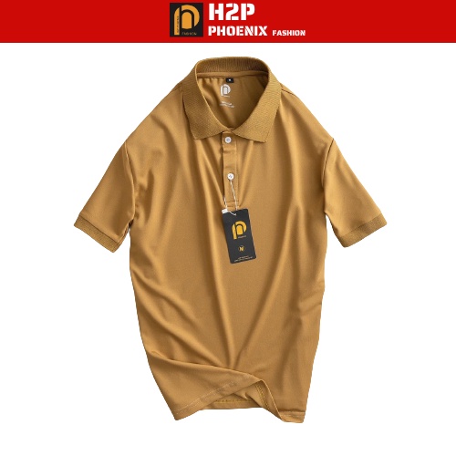 Áo polo trơn nam nữ H2P PHOENIX chất liệu vải cá sấu cotton cao cấp thoáng mát thấm mồ hôi tốt