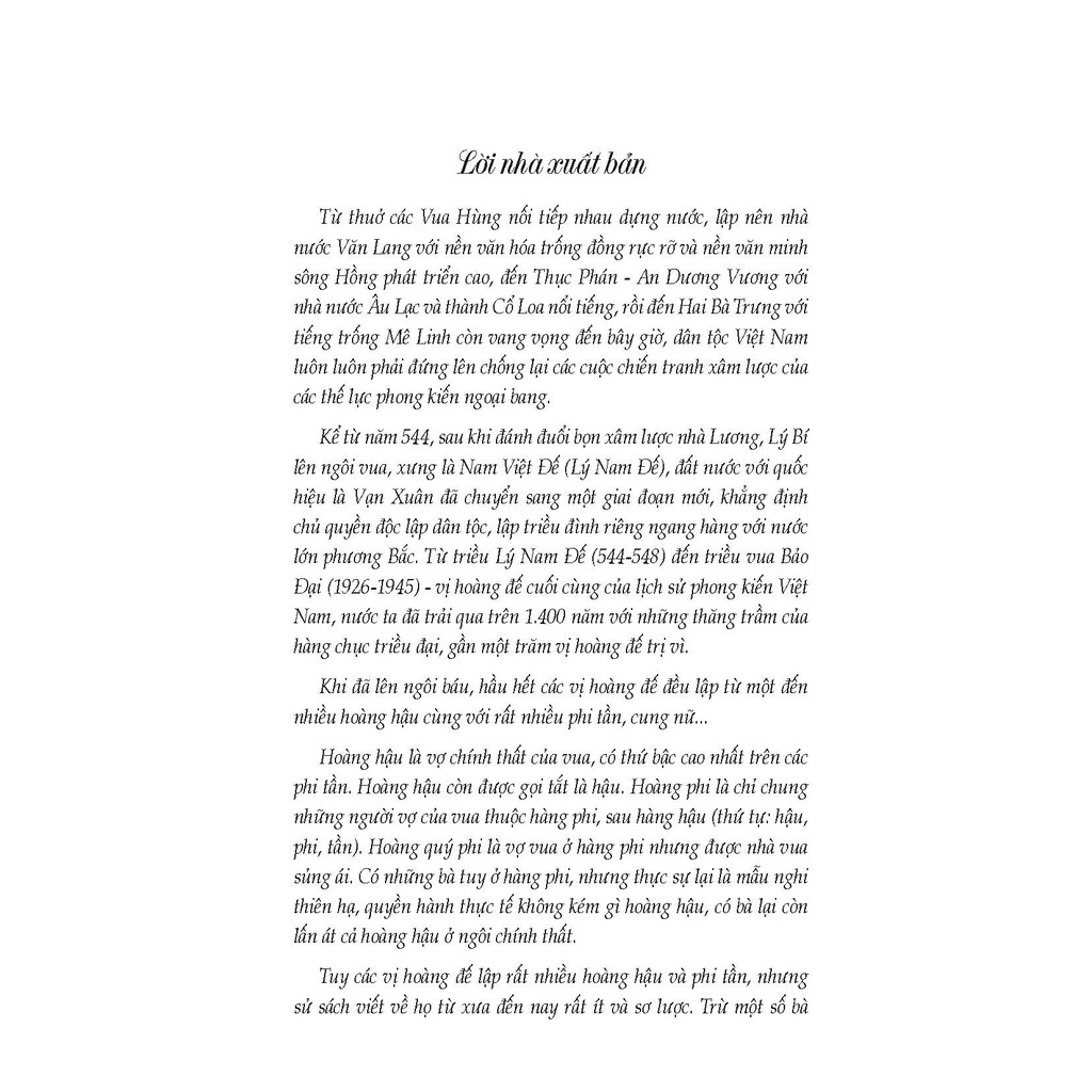 Sách - 54 Vị Hoàng Hậu Việt Nam