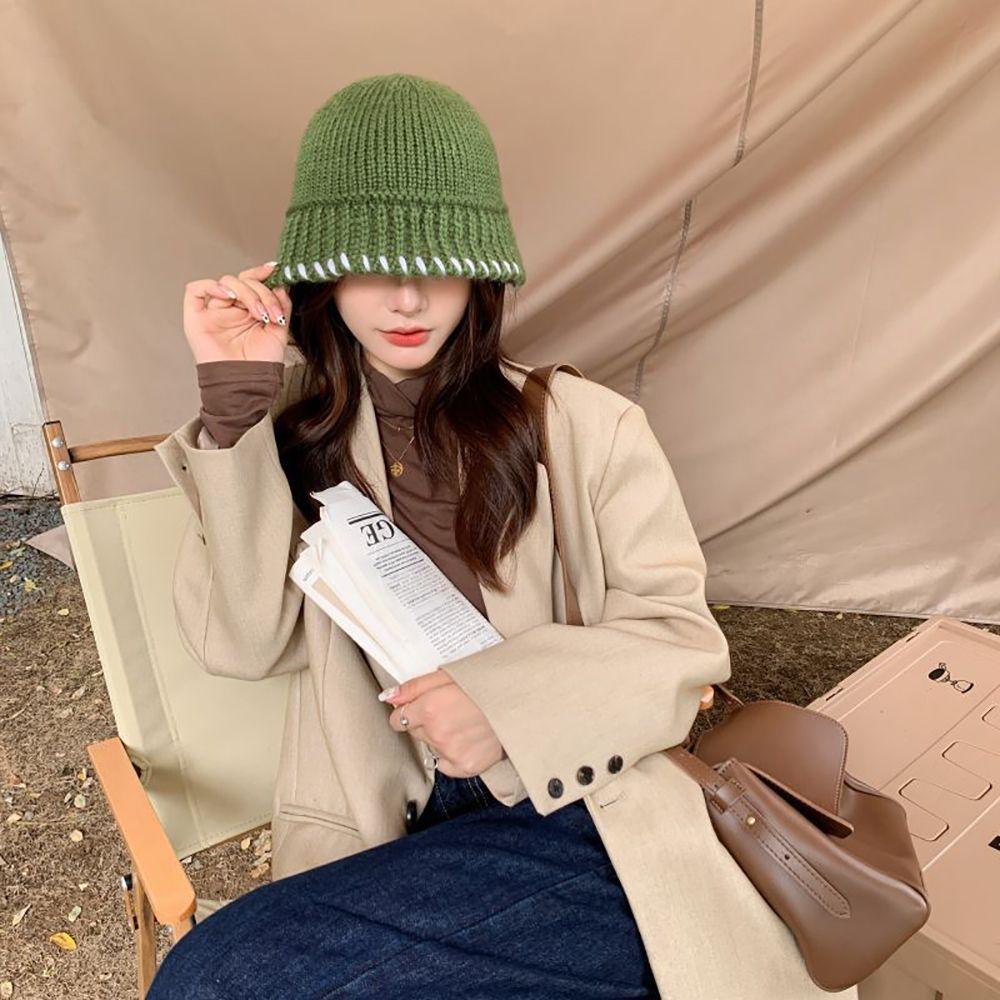 Mũ beanie Trùm Đầu Màu Trơn Thời Trang Dành Cho Nam Nữ