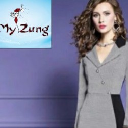 Váy da lộn phối umi A500