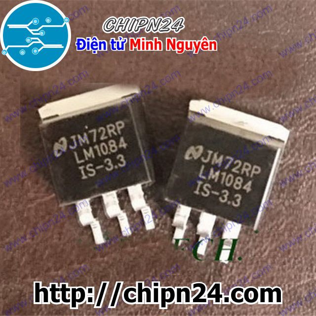 [1 CON] (SOP) IC Dán LM1084-3.3V TO-263 3.3V 5A (SMD) (LM1084IS-3.3 LM1084 IS-3.3 3.3V 3V3 5A)