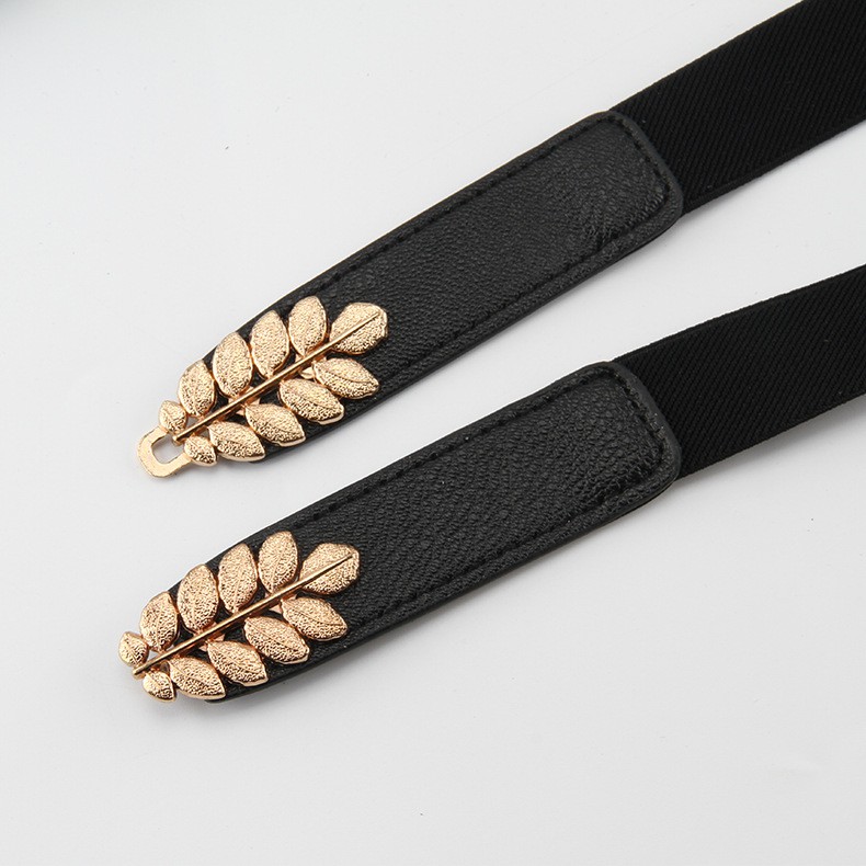 Đai váy thun chiếc lá bản nhỏ, dây belt cho nữ để nịt đầm 2.5cm DV067 - Thắt Lưng Giá Tốt