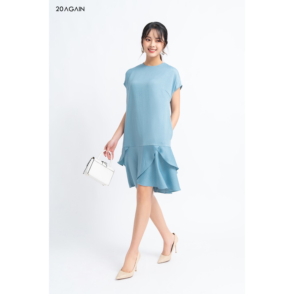 Đầm váy ngắn tay bèo chồng - 20 AGAIN - DXA116