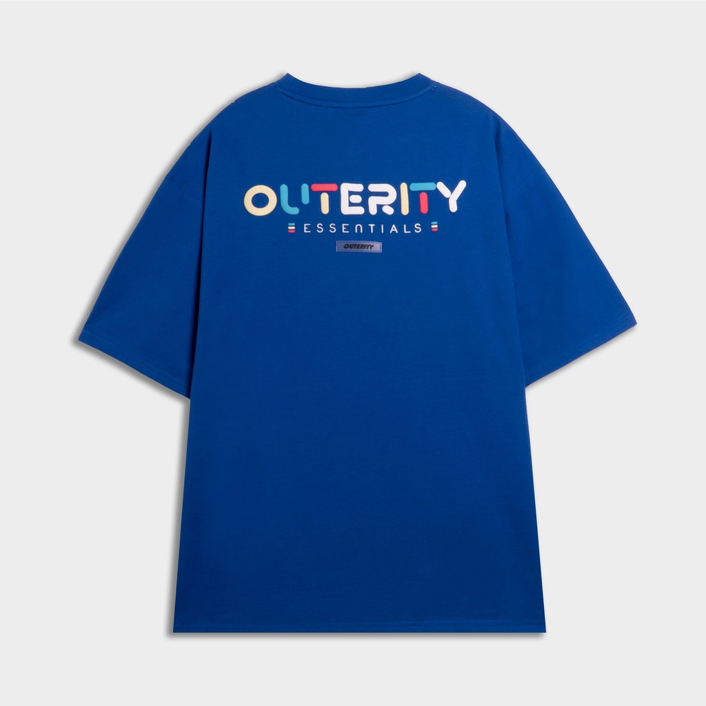 73Cr /Áo thun Outerity Rainbow v2.0 in nổi / màu Navy - ORP182!