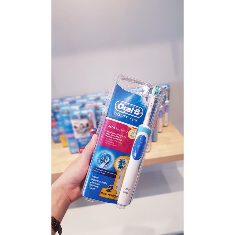 Bàn chải điện Oral B Vitality Plus đủ loại