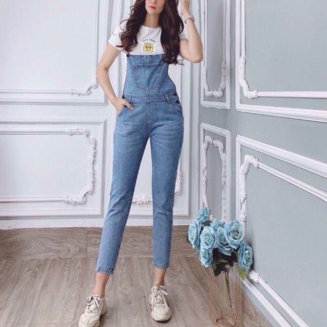 Combo 3 ao thun , 3 yếm jean nữ cao cấp | BigBuy360 - bigbuy360.vn