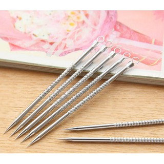 Que Nặn Mụn- kim nặn mụn, cây lấy mụn 12cm