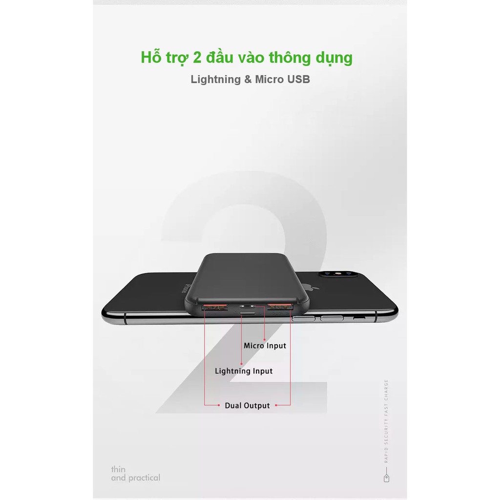 Pin sạc dự phòng mini Yoobao P6W 6000mAh Yoobao | BigBuy360 - bigbuy360.vn