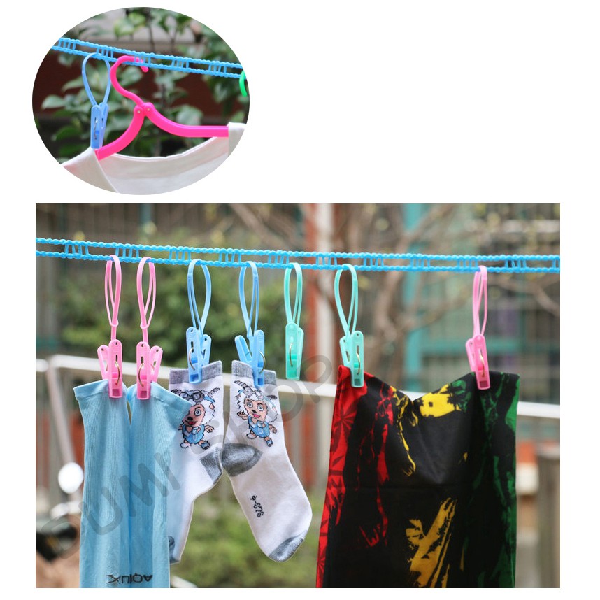 Dây Phơi Quần Áo Nhiều Lỗ Chống Gió Thổi Tiện Dụng – Dumi Shop