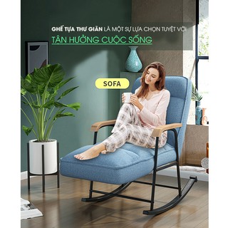 GHẾ BẬP BÊNH TỰA LƯNG THƯ GIÃN, GHẾ LƯỜI ĐỌC SÁCH UỐNG TRÀ CAFE