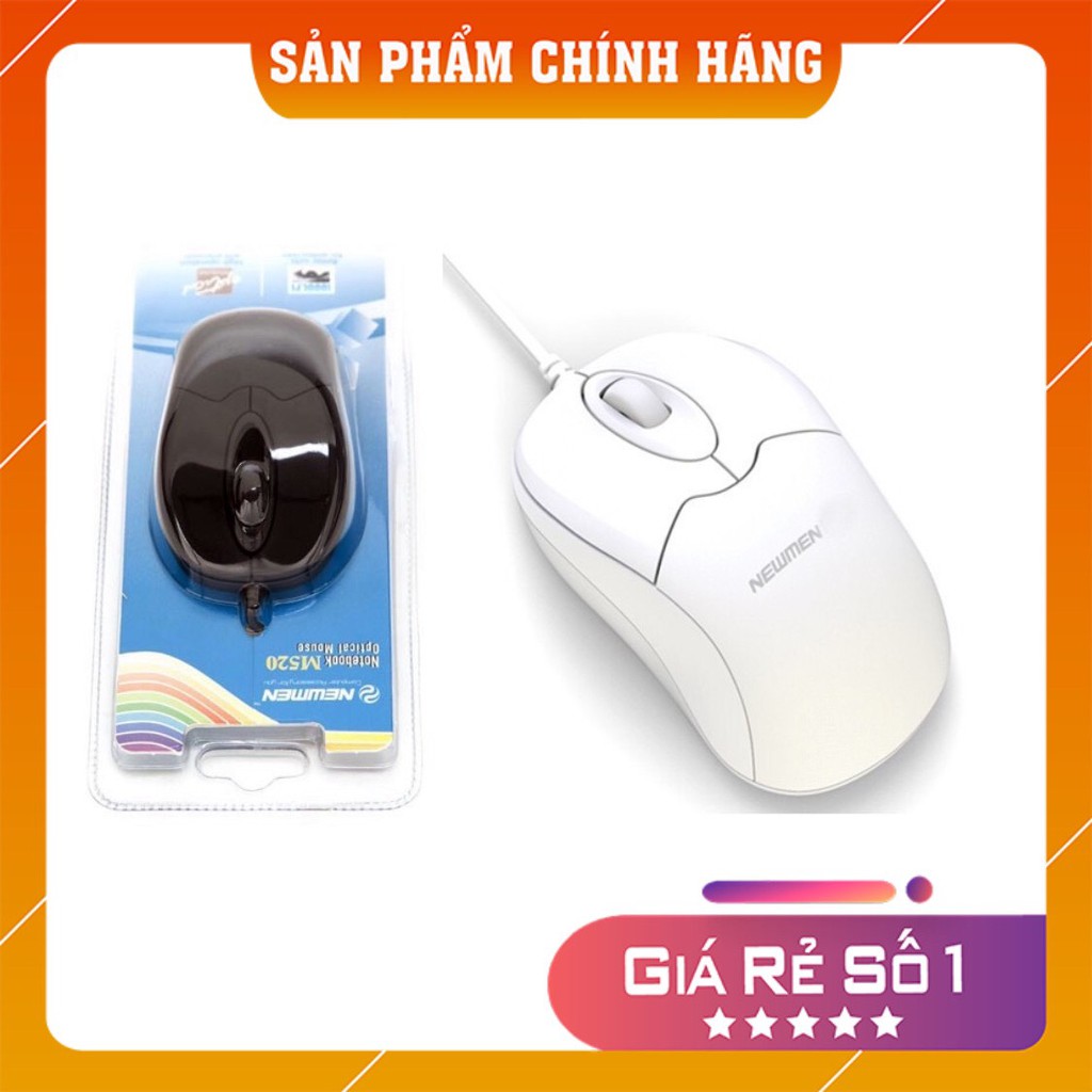 Chuột có dây Newmen M520 xả lỗ chuột chính hãng