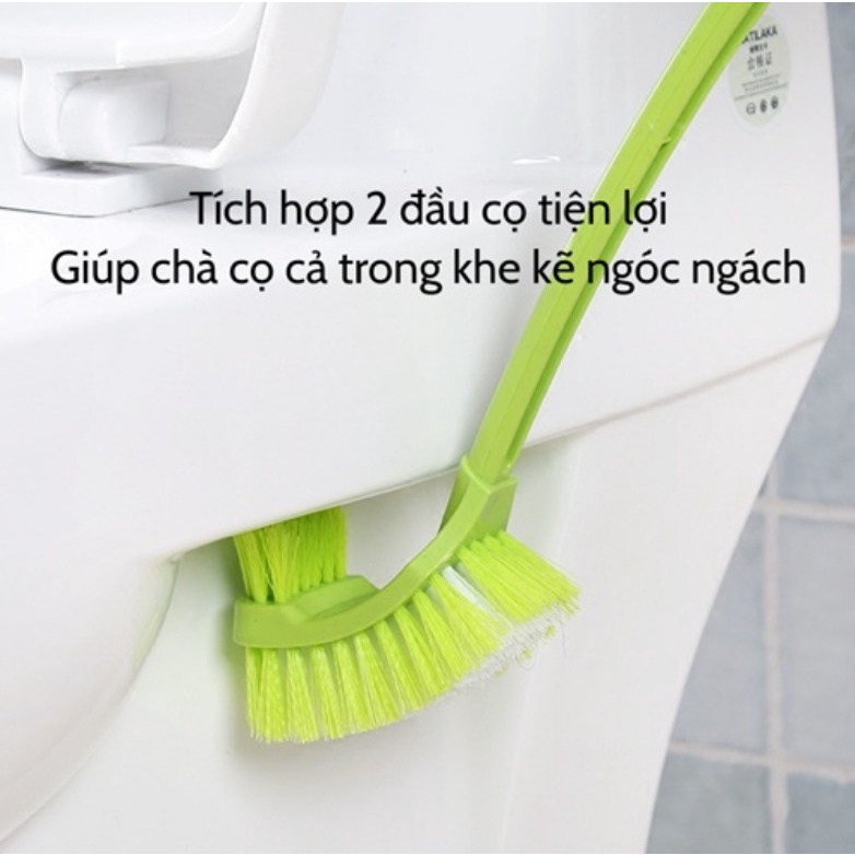 Chổi cọ chà toilet 2 đầu