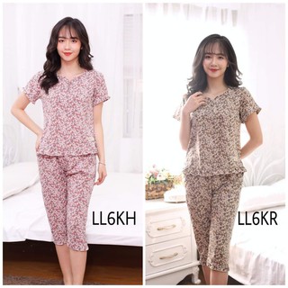 bộ lửng cổ tim hoa nhí  siêu xinh mặc nhà