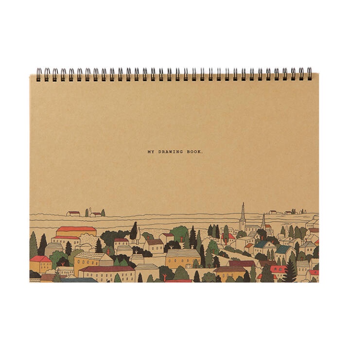 Sổ Tập Vẽ Sổ Ghi Chú ARTBOX Hàn Quốc Họa Tiết Tranh Vẽ Cổ Điển Đóng Gáy Lò Xo Tiện Lợi