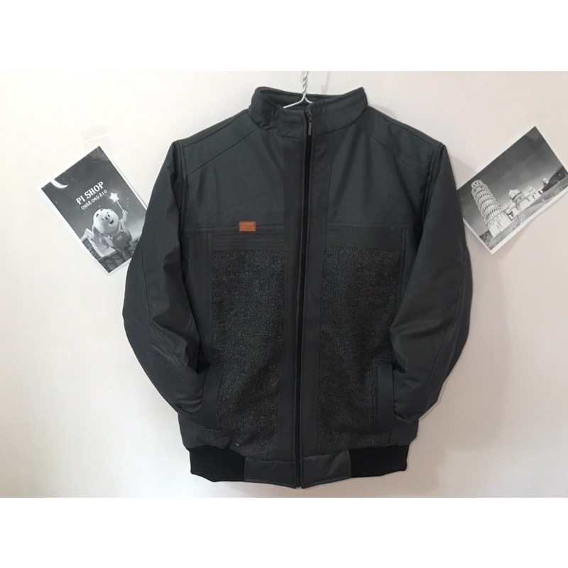 Áo khoác nam lót lông trung niên trung tuổi✌️PISHOP✌️ Áo khoác cho bố lót lông dày ấm